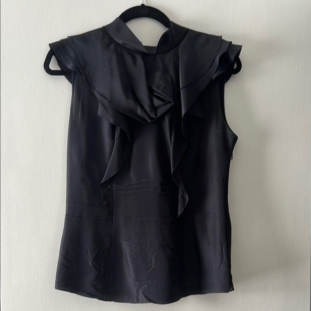 Elegant Navy Sleeveless Top